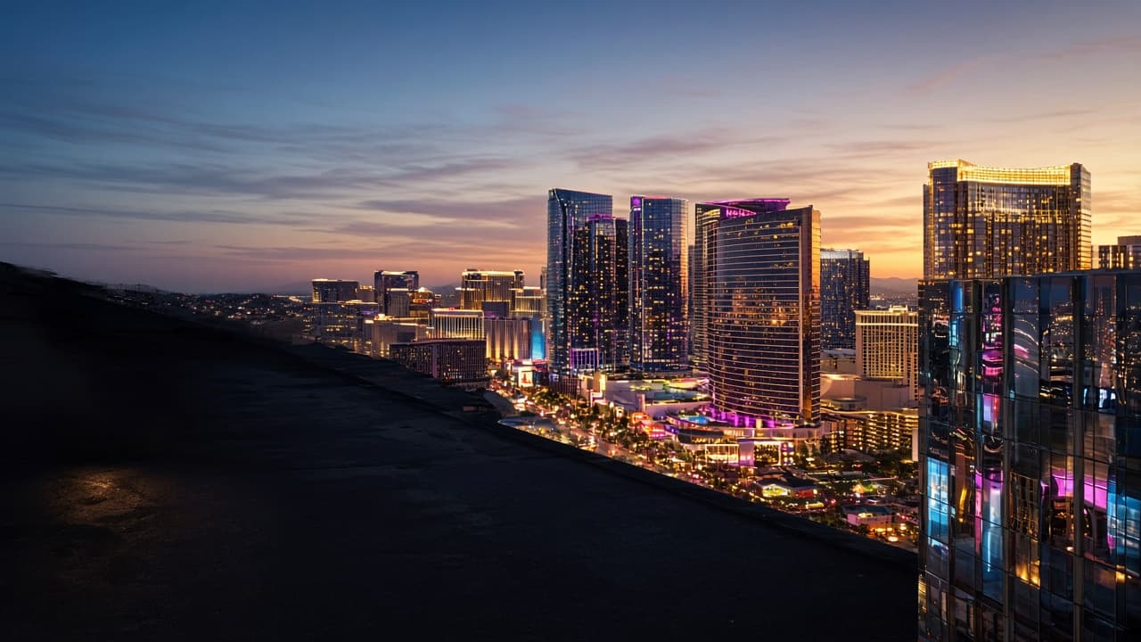 Miami skyline at dusk